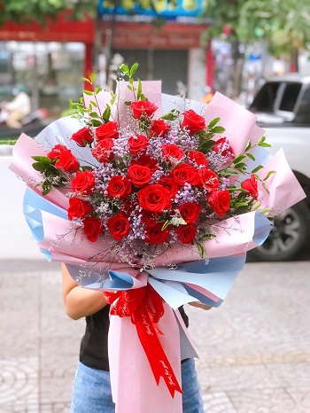 Miễn Phí Giao Hoa Tươi Ở HCM - Mẫu Hoa HSG1091 - Romantic